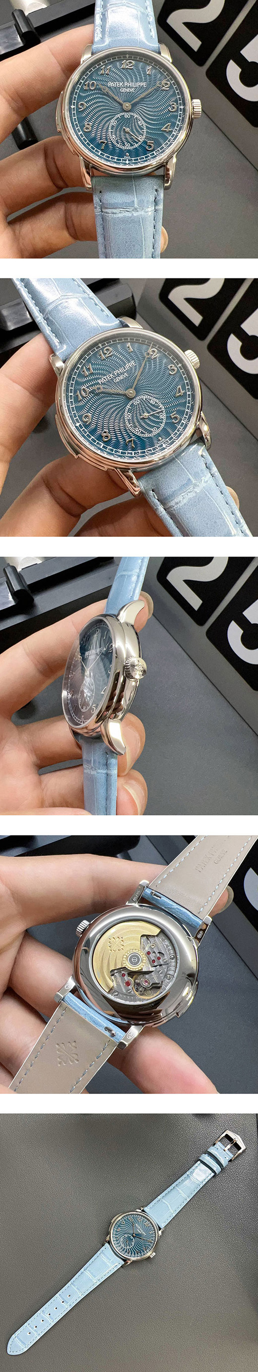 【精度も本物と同じ】パテックフィリップ Geneve シリーズ5178G-012腕時計、負担無し楽に買い物